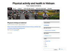 Tablet Screenshot of exercisevietnam.wordpress.com