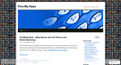 Desktop Screenshot of kissmyapps.wordpress.com