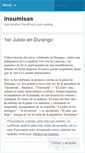 Mobile Screenshot of insumisas.wordpress.com