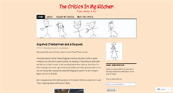 Desktop Screenshot of criticsinmykitchen.wordpress.com