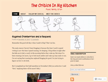 Tablet Screenshot of criticsinmykitchen.wordpress.com