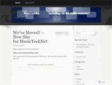 Tablet Screenshot of musictechnet.wordpress.com