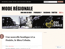 Tablet Screenshot of moderegionale.wordpress.com