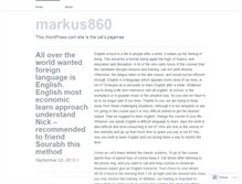 Tablet Screenshot of markus860.wordpress.com