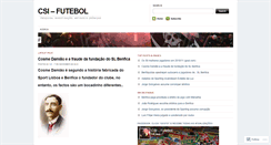 Desktop Screenshot of csifutebol.wordpress.com
