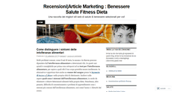 Desktop Screenshot of benessereesalute.wordpress.com