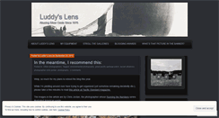 Desktop Screenshot of luddyslens.wordpress.com