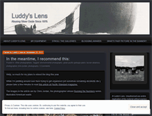 Tablet Screenshot of luddyslens.wordpress.com