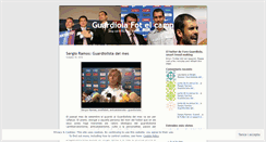 Desktop Screenshot of foraguardiola.wordpress.com