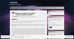 Desktop Screenshot of drugomatic.wordpress.com