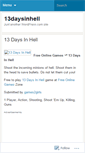 Mobile Screenshot of 13daysinhell.wordpress.com
