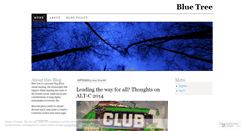 Desktop Screenshot of bluetree.wordpress.com