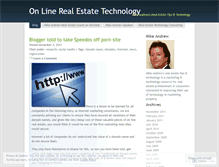 Tablet Screenshot of mikeandrewrealestate.wordpress.com