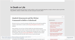 Desktop Screenshot of indeathorlife.wordpress.com