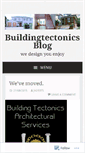 Mobile Screenshot of buildingtectonics.wordpress.com