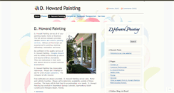 Desktop Screenshot of dhowardpainting.wordpress.com