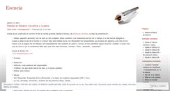 Desktop Screenshot of esenciarol.wordpress.com