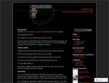 Tablet Screenshot of adtsubs.wordpress.com