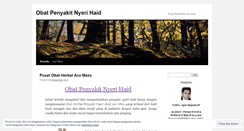 Desktop Screenshot of obatpenyakitnyerihaidalami.wordpress.com