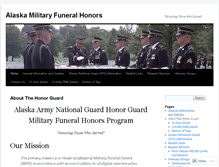 Tablet Screenshot of alaskahonorguard.wordpress.com