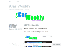 Tablet Screenshot of icarweekly.wordpress.com