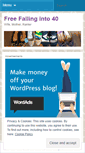 Mobile Screenshot of freefallinginto40.wordpress.com