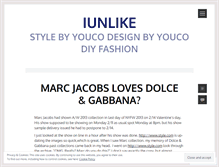 Tablet Screenshot of iunlike.wordpress.com