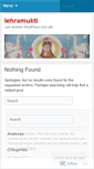 Mobile Screenshot of lehramukti.wordpress.com