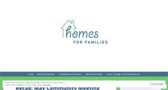 Desktop Screenshot of homesforfamilies.wordpress.com