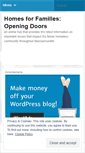 Mobile Screenshot of homesforfamilies.wordpress.com