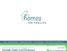 Tablet Screenshot of homesforfamilies.wordpress.com