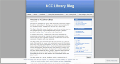 Desktop Screenshot of ncclibrary.wordpress.com