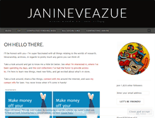 Tablet Screenshot of jveazue.wordpress.com