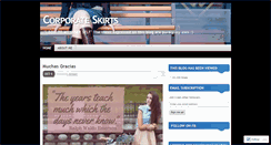 Desktop Screenshot of corporateskirts.wordpress.com