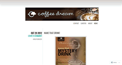 Desktop Screenshot of coffeedreamco.wordpress.com