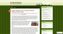 Desktop Screenshot of bookurholidays.wordpress.com