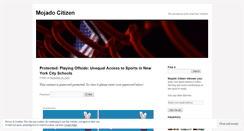 Desktop Screenshot of mojadocitizen.wordpress.com