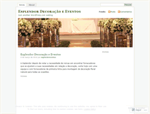 Tablet Screenshot of esplendoreventos.wordpress.com