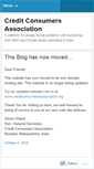 Mobile Screenshot of creditconsumersassociation.wordpress.com