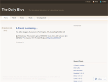 Tablet Screenshot of blovatious.wordpress.com