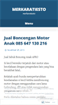 Mobile Screenshot of merkaratiesto.wordpress.com