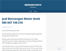 Tablet Screenshot of merkaratiesto.wordpress.com