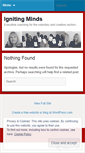 Mobile Screenshot of ignitingminds.wordpress.com