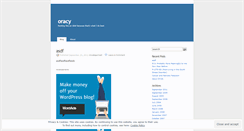 Desktop Screenshot of oracy.wordpress.com