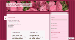 Desktop Screenshot of bariaangiela.wordpress.com