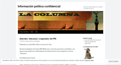 Desktop Screenshot of lacolumna.wordpress.com