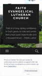 Mobile Screenshot of faithlutheranofjackson.wordpress.com