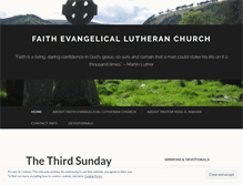 Tablet Screenshot of faithlutheranofjackson.wordpress.com