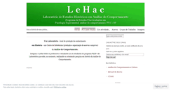 Desktop Screenshot of lehacpucsp.wordpress.com