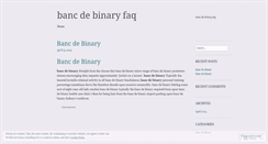 Desktop Screenshot of fsgc.bancdebinaryfaq.wordpress.com